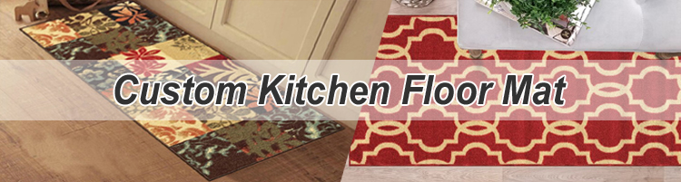 Custom 3 piece kitchen rug sets